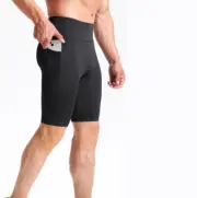 Men Compression Boxer Shorts Sport Briefs Skin Tight Running Base Layer & Pocket