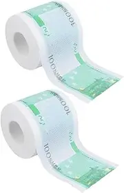 DINHEAROM 2rolls Colorful Printed Toilet Paper of Premium Quality Handkerchief Paper Beautiful Patterns Highly Absorbent and Strong for Home and Travel Use