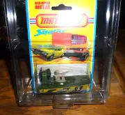 1975 Lesney SUPERFAST Matchbox Series #30 SWAMP RAT BOAT Carded Blister Pack