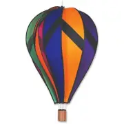 26" HOT AIR BALLOON- Rainbow Design-Wind Spinner by Premier Designs