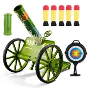 Mortar Launcher Playset, Push Tyre Mortar Launcher, Soft Foam Rocket Children...