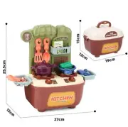 kids pretend play kitchen toys set, little chef cooking toys set