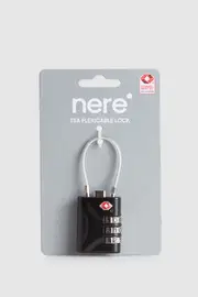 Flexi Cable Combination TSA Lock
