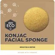 EVER ECO Konjac Facial Sponge Turmeric 1