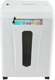JSEIAJB Confidential Shredder 2×12mm 8 Sheets 17LSingle Entry Up to 10 Seconds