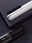 Cordless Hair Straightener Brush with Negative Ion Technology for Smooth Hair