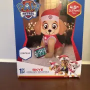 Gemmy Paw Patrol SKYE 4.5ft Airblown Light Up Christmas Inflatable New
