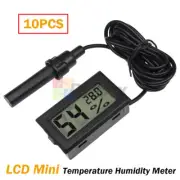 10x LCD Digital Temperature Humidity Thermometer Outdoor Hygrometer Meter Probe