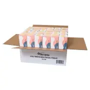BEST OPTION Tissue 2-Ply Facial & Flushable White Durable Smooth Hypoallergenic