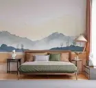 3D Mountain Landscape Self-adhesive Removeable Wallpaper Wall Mural