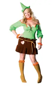 Scarecrow Adult Plus Wizard of Oz Costume