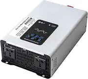 3000W Pure Sine Wave Power Inverter 12v/24v/48v/60v/72v DC to 110v/230v AC Converter, Peak 6000W Outlets, Low Frequency Solar Power Inverter Converter for Home, RV, Camping(Size:12V to 230V)