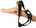 Wearable Silicone Dildo Realistic Fake Penis Hollow Strap On Vaginal Anal