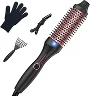 Thermal Brush 3 in 1, Thermal Brush, Thermal Brush 38 mm Ionic Curling Brush Heats to Create Natural Curls, Increase Hair Volume, Round Brush Heat Brush