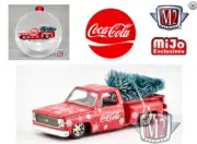 M2 53500-MJS02 COCA COLA ORNAMENT 1974 CHEVY STEPSIDE PICKUP WITH TREE 1/64