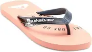 [Quiksilver] Men's Java Art Flip Flop Sandal White Blue Orange