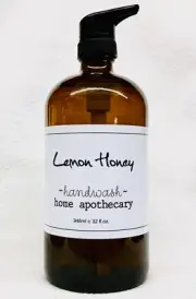 1 Home Apothecary Body LEMON HONEY Liquid Hand Soap Wash 32 oz Garrison Newport