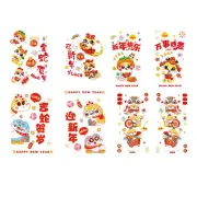 Chinese New Year of Snake Window Clings 2025 Car Window Office Static Clings
