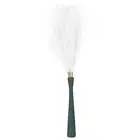 8PCS Faux Pampas Grass Tall, 45"/114cm Artificial Fluffy Grass Stems, White