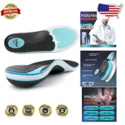 Plantar Fasciitis Relief Insoles - Heavy Duty Inserts for Work Boots & Daily Use