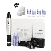 Plug-in Dr pen A1-C Dermapen Microneedling Machine Skincare Salon Beauty Tool Kit