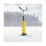 Ice Drill Auger, 8" Diameter Nylon Ice Auger, Cordless Nylon Ice Drill Auger ...