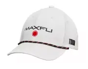 Maxfli Men's Braided Golf Hat White SnapBack One Size New