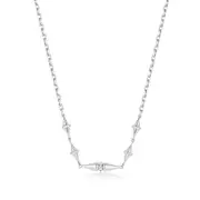 Ania Haie Silver Geometric Chain Necklace