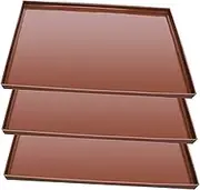 SHOWERORO Drying Dish Rack Sheets Silicone Dehydrator Sheets Baking Trays for Fruit Meat Heat Resistant Reusable Easy to Clean