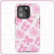 Coquette Cherries (Leopard) iPhone Case Tough Pro 13 Max 16 15 14 MagSafe