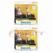 2 pc Philips Front Fog Light Bulbs for Smart Forfour Fortwo 2008-2017 ig (for: Smart)