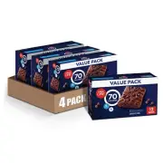 Fiber One 70 Calorie Brownies Chocolate Fudge Snack Bars Value Pack 12 Bars 1...