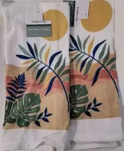 Set Of 2 True Living Kitchen Toels Jungle Themed