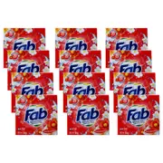 12PK Fab 1kg Laundry Powder Fresh Blossoms Front & Top Loader Stain Remover