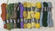 DMC Laine Colbert Tapestry Needlepoint Wool 13 Partial Skeins Assorted Colors