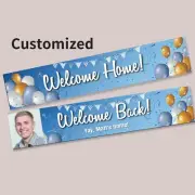 Personalised House Party Balloon Welcome Home Housewarming Banner Decorations