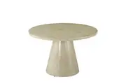 Raimon Furniture Fiore Round Wooden Kitchen Dining Table French Fawn 120cm - Natural