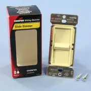 Cooper Ivory Incandescent SIngle Pole Slide Dimmer Switch No-Preset 600W SI061-V