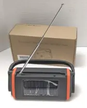 Emergency Weather Crank Radio 4000mAh - Portable Solar Powered Hand Crank AM/FM