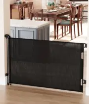 Baby or Pet Mesh Gate, black NIB