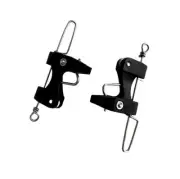 4 BLACK DOWNRIGGER OUTRIGGER RELEASE CLIPS TACO TROLLING KITE FISHING 2 SETS