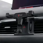 (Carbon fiber pattern) - Beerte Phone Holder fit for Mazda CX-5 2017 2018 2019,Adjustable Air Vent,Car Dashboard Cell Phone Mount,Carbon Fibre Pattern Phone Mount fit for Any inches iPhone Samsung Smartphone