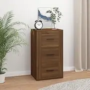 Dining Storage Sideboard Brown Oak 40x33x70 cm Engineered Wood