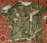 Two (2) ~MOSSY OAK ~ Break Up Infinity ~ Ladies' Medium ~ Short Sleeve ~ T-Shirt