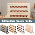 Egg Containers Egg Storage Box Large Capacity For Refrigerator Holder Egg D3T3
