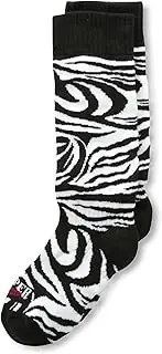 [Hot Chillys] Girl's Zebra Medium Cushion Sock