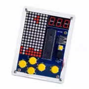 DIY Game Kit PCB Electronic Soldering Training Kit Games With Acrylic Case New