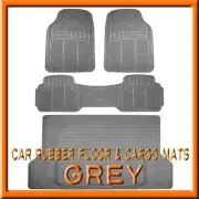 Fits 3PCS Nissan Quest Grey Rubber Floor Mats & 1PCS Cargo Trunk Liner mat (for: Nissan)