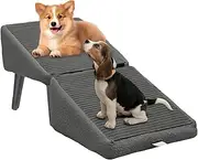 Removable Split Dog Stairs | Dog Stairs Ramp for Beds Couches,Multifunctional Pet Ramp for Bedside and Sofa,Sturdy Climbing Aid, Ideal for Bedside Couch Sofa Vehicle