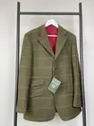 325$ Alain Paine Tweed Checked Jacket size 38R / 48 EU